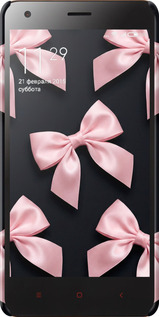3D пластиковый глянцевый чехол Coquette Ribbons Dark Coquette для Xiaomi Redmi 2 - 6767c-98 изображение 