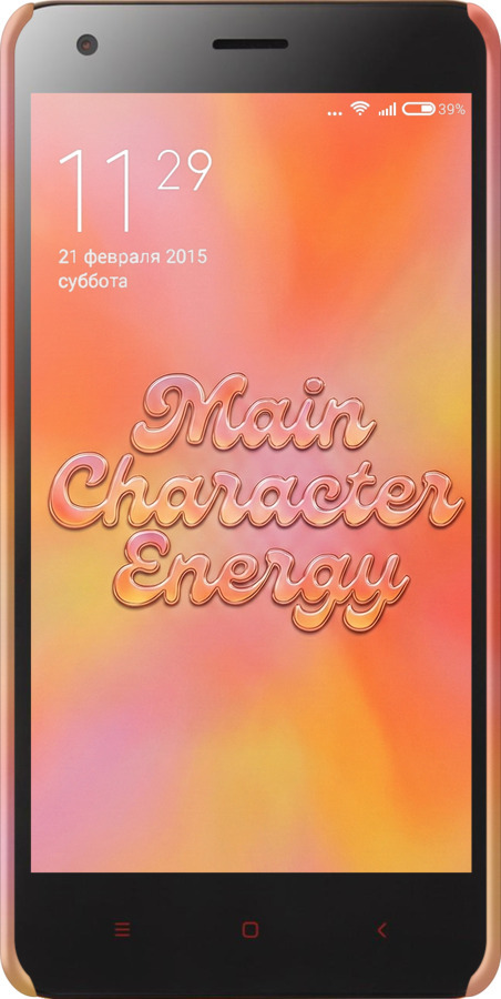 3D пластиковый глянцевый чехол Aura Gradient Main Character Energy Aesthetic Y2K для Xiaomi Redmi 2 - 6783c-98 изображение 