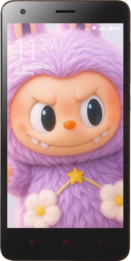 Силіконовий чехол Лабубу для Xiaomi Redmi 2 - 6708u-98 изображение 