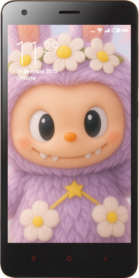 Силіконовий чехол Лабубу 1 для Xiaomi Redmi 2 - 6709u-98 изображение 