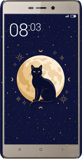 3D пластиковый матовый чехол Cute Cat Celestial/Witchy для Xiaomi Redmi 3s - 6787m-357 изображение 
