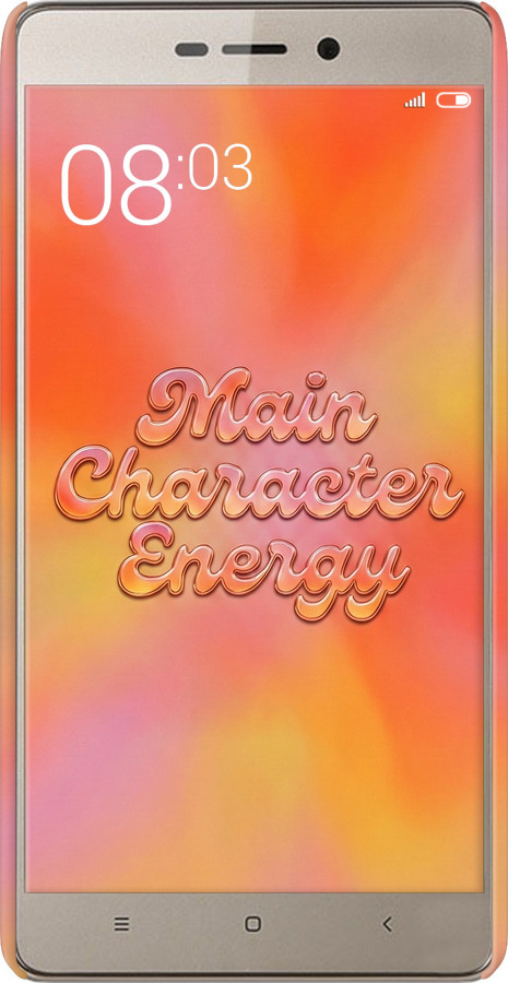 3D пластиковый глянцевый чехол Aura Gradient Main Character Energy Aesthetic Y2K для Xiaomi Redmi 3s - 6783c-357 изображение 