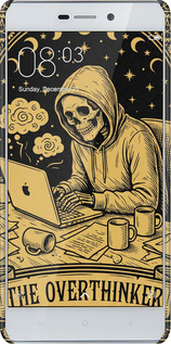 3D пластиковий матовий чехол The Overthinker для Xiaomi Redmi 3 - 6774m-97 изображение 