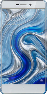 3D пластиковый матовый чехол Liquid Chrome для Xiaomi Redmi 3 - 6781m-97 изображение 