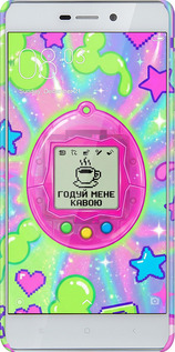 3D пластиковый глянцевый чехол Y2K Aesthetic Retro Pet: Годуй мене кавою для Xiaomi Redmi 3 - 6784c-97 изображение 