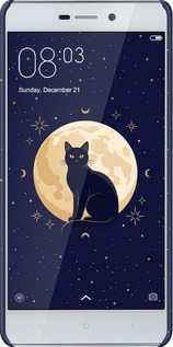 3D пластиковый матовый чехол Cute Cat Celestial/Witchy для Xiaomi Redmi 3 - 6787m-97 изображение 