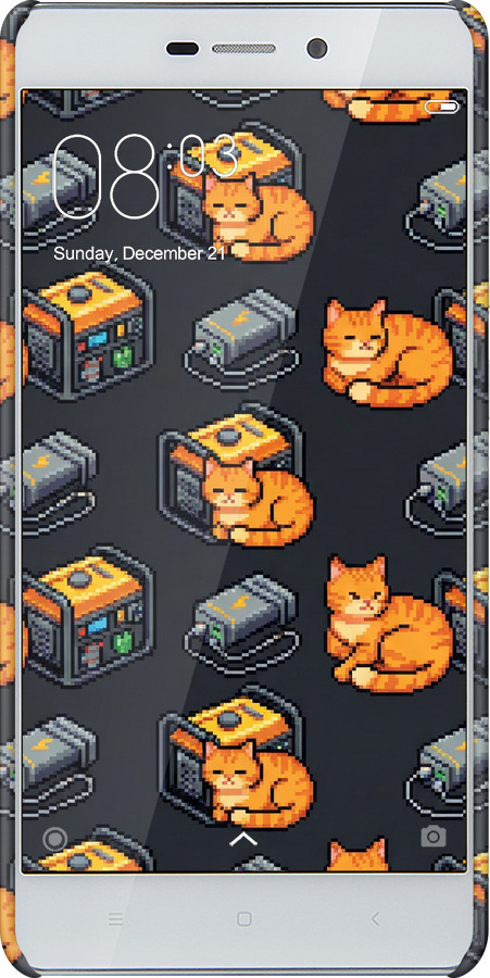 3D пластиковый матовый чехол Autonomous Zone для Xiaomi Redmi 3 - 6771m-97 изображение 