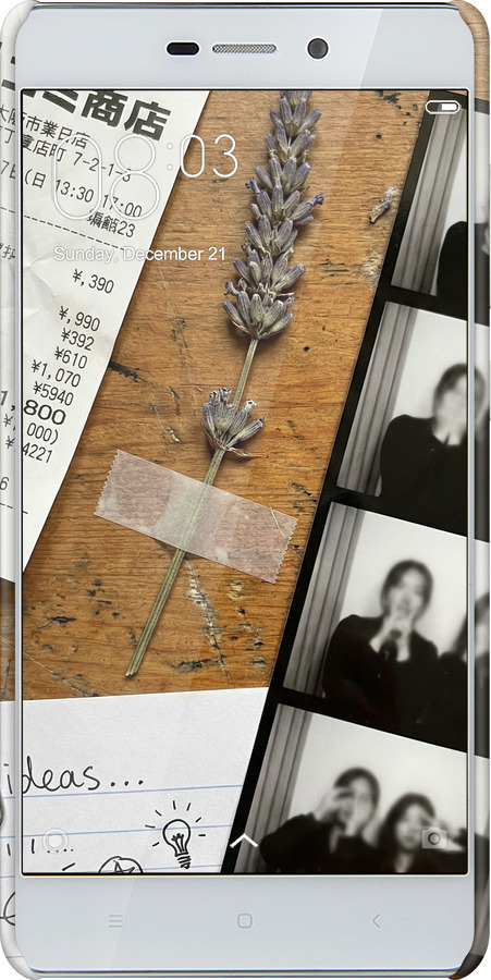 3D пластиковый матовый чехол Aesthetic Scrapbook Collage для Xiaomi Redmi 3 - 6773m-97 изображение 