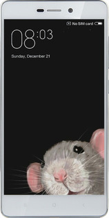 2D пластиковий чехол The Peeking Rat для Xiaomi Redmi 3 - 6442t-97 изображение 