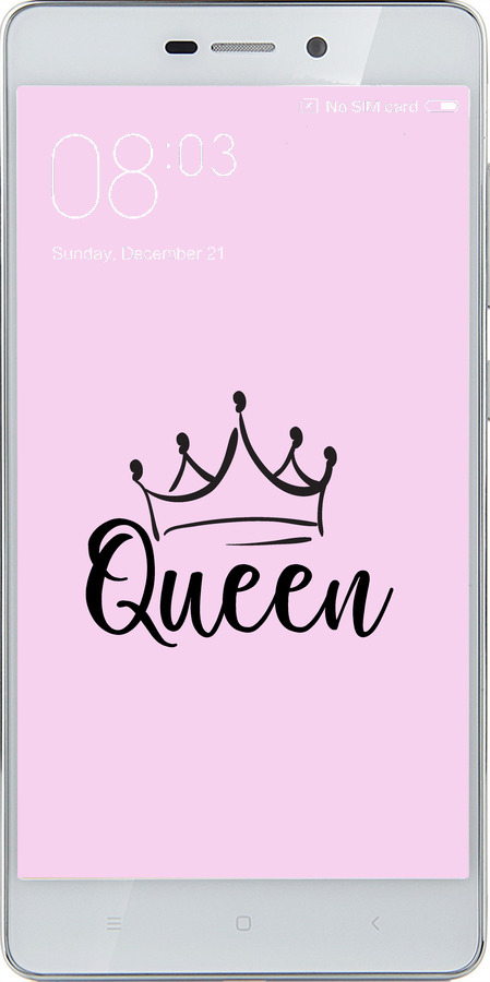 2D пластиковий чехол Queen & King для неї для Xiaomi Redmi 3 - 5520t-97 изображение 
