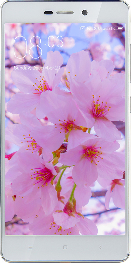 2D пластиковий чехол Сакура для Xiaomi Redmi 3 - 6029t-97 изображение 