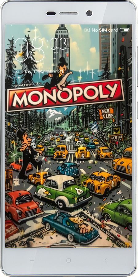 2D пластиковый чехол Городской драйв Monopoly для Xiaomi Redmi 3 - 6088t-97 изображение 