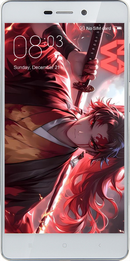 2D пластиковий чехол Аниме воин для Xiaomi Redmi 3 - 6281t-97 изображение 