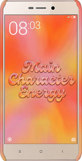 3D пластиковый матовый чехол Aura Gradient Main Character Energy Aesthetic Y2K для Xiaomi Redmi 3x - 6783m-441 изображение 