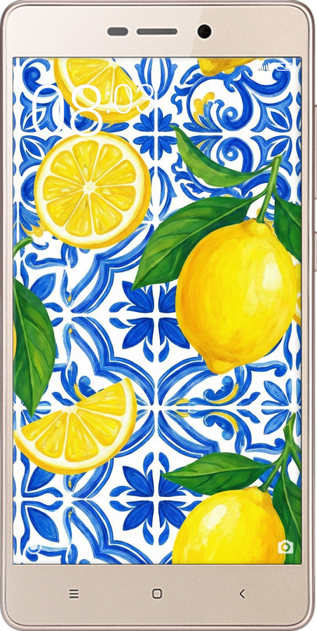 Силиконовый чехол Grocery Girl Italian Summer для Xiaomi Redmi 3x - 6766u-441 изображение 