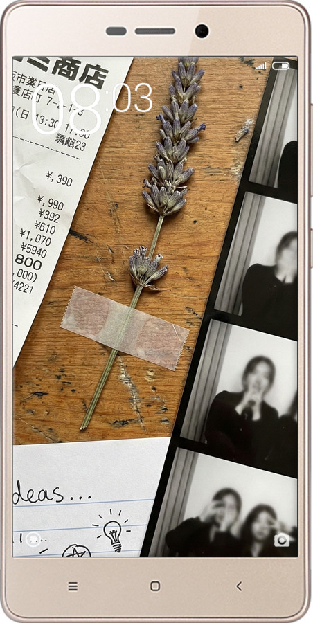 Силиконовый чехол Aesthetic Scrapbook Collage для Xiaomi Redmi 3x - 6773u-441 изображение 