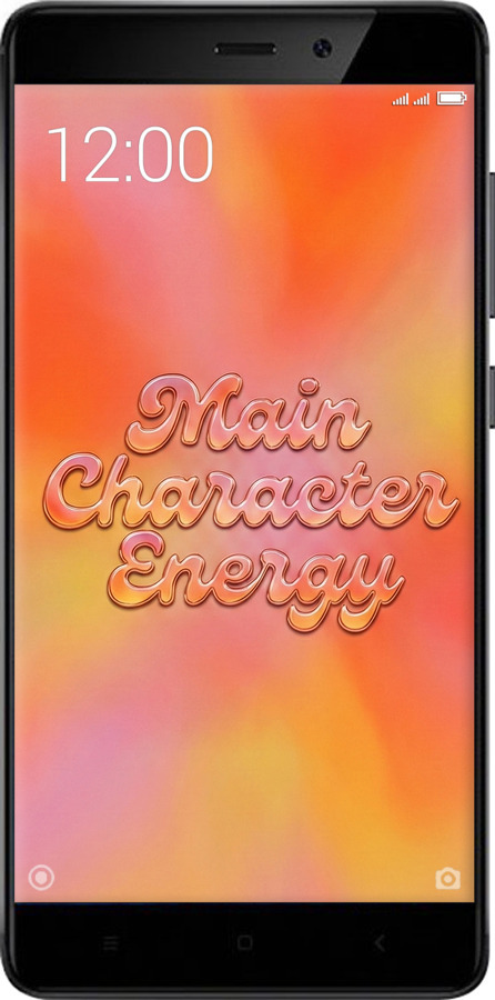 Силиконовый чехол Aura Gradient Main Character Energy Aesthetic Y2K для Xiaomi Redmi 4 - 6783u-417 изображение 