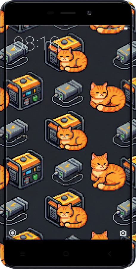 3D пластиковый матовый чехол Autonomous Zone для Xiaomi RedMi 4A - 6771m-631 изображение 