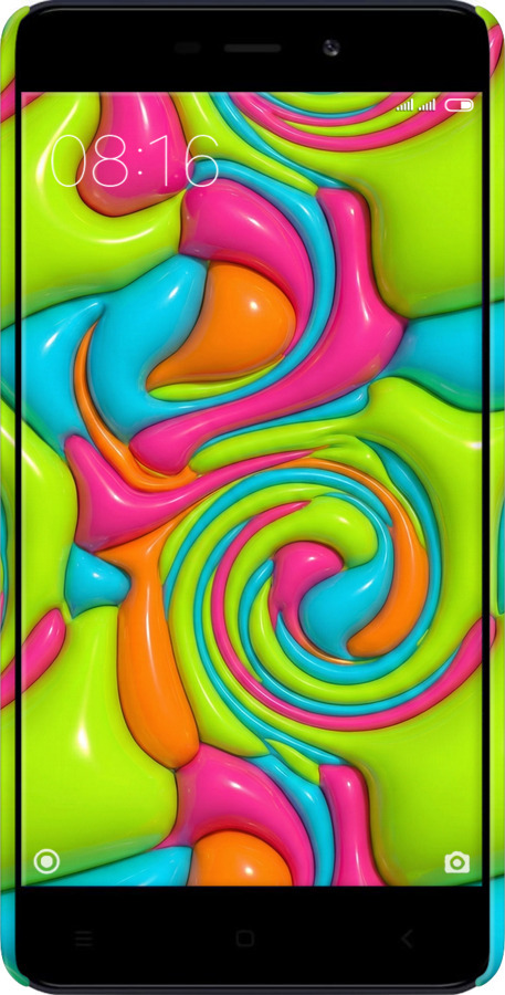 3D пластиковий матовий чехол Y2K Jelly Dream для Xiaomi RedMi 4A - 6780m-631 изображение 