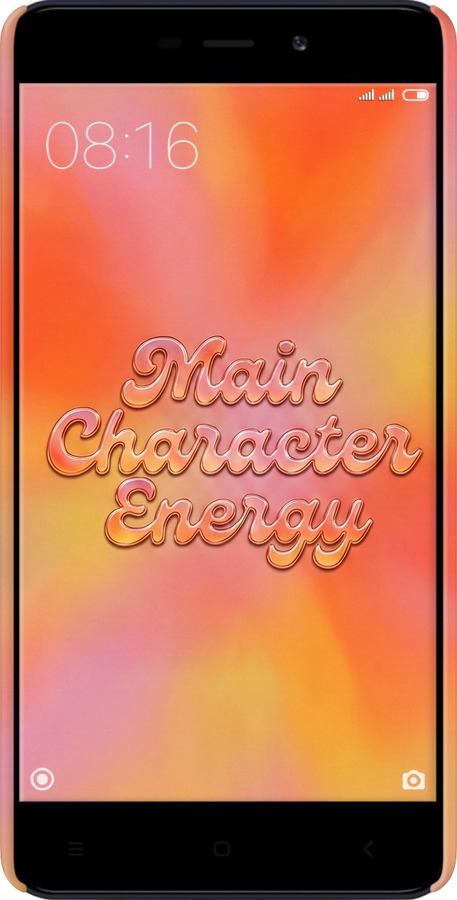 3D пластиковый матовый чехол Aura Gradient Main Character Energy Aesthetic Y2K для Xiaomi RedMi 4A - 6783m-631 изображение 