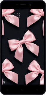 2D пластиковый чехол Coquette Ribbons Dark Coquette для Xiaomi RedMi 4A - 6767t-631 изображение 