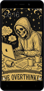 2D пластиковый чехол The Overthinker для Xiaomi RedMi 4A - 6774t-631 изображение 