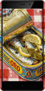 3D пластиковий матовий чехол Vintage Sardine Tin Phone для Xiaomi Redmi 4 pro - 6772m-438 изображение 