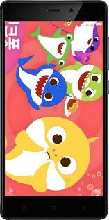 Силиконовый чехол Бейби Шаркс для Xiaomi Redmi 4 Prime - 6305u-437 изображение 