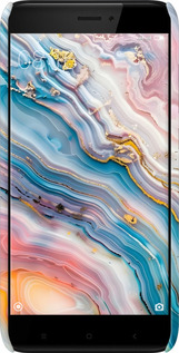 3D пластиковый матовый чехол Мрамор красивый для Xiaomi Redmi 4X - 6376m-778 изображение 