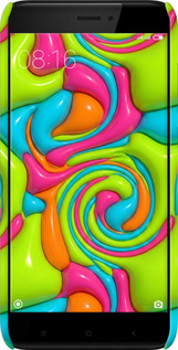 3D пластиковий матовий чехол Y2K Jelly Dream для Xiaomi Redmi 4X - 6780m-778 изображение 