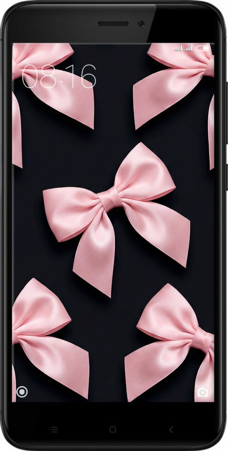 Силиконовый чехол Coquette Ribbons Dark Coquette для Xiaomi Redmi 4X - 6767u-778 изображение 