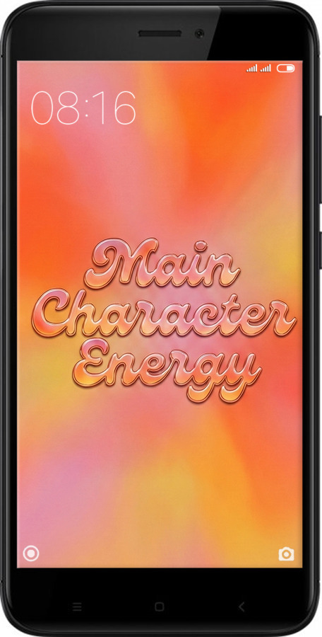 2D пластиковый чехол Aura Gradient Main Character Energy Aesthetic Y2K для Xiaomi Redmi 4X - 6783t-778 изображение 