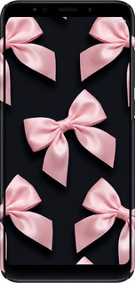 3D пластиковый матовый чехол Coquette Ribbons Dark Coquette для Xiaomi Redmi 5 Plus - 6767m-1347 изображение 