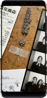 3D пластиковый матовый чехол Aesthetic Scrapbook Collage для Xiaomi Redmi 5 Plus - 6773m-1347 изображение 