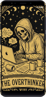 3D пластиковый матовый чехол The Overthinker для Xiaomi Redmi 5 Plus - 6774m-1347 изображение 