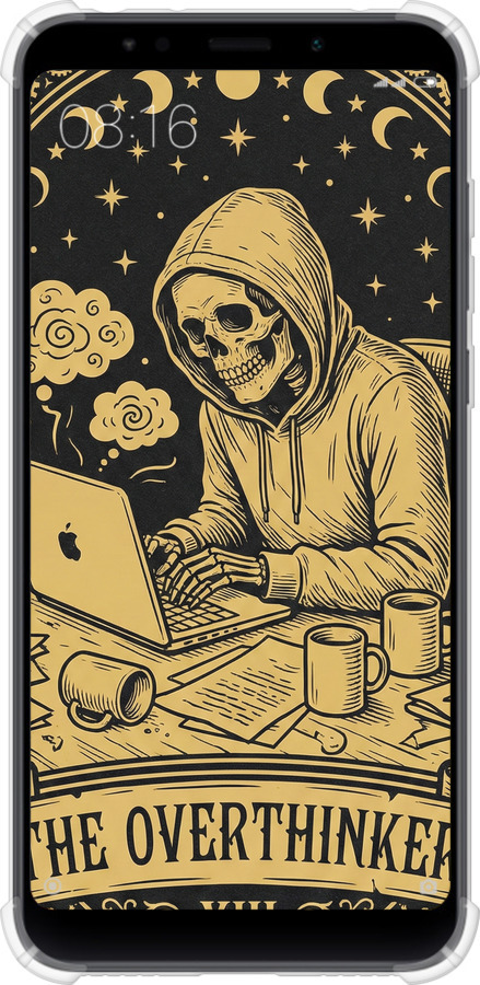 Силіконовий протиударний с посиленими кутами чехол The Overthinker для Xiaomi Redmi 5 Plus - 6774sp-1347 изображение 