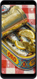 Силиконовый чехол Vintage Sardine Tin Phone для Xiaomi Redmi 5 Plus - 6772u-1347 изображение 