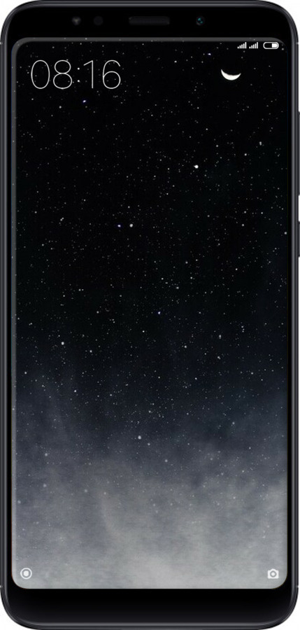 2D пластиковий чехол Голубые облака, Голубая луна для Xiaomi Redmi 5 Plus - 6396t-1347 изображение 