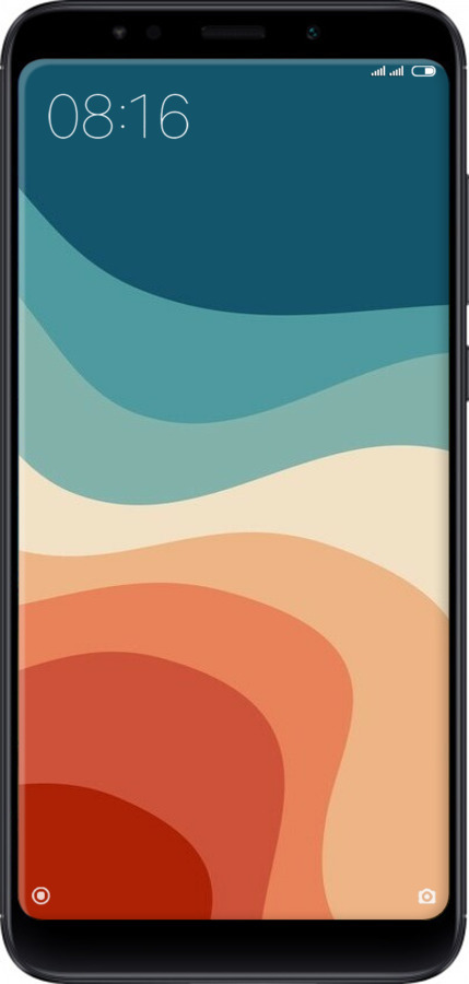 Силиконовый чехол В стиле ретро с волнами для Xiaomi Redmi 5 Plus - 6531u-1347 изображение 