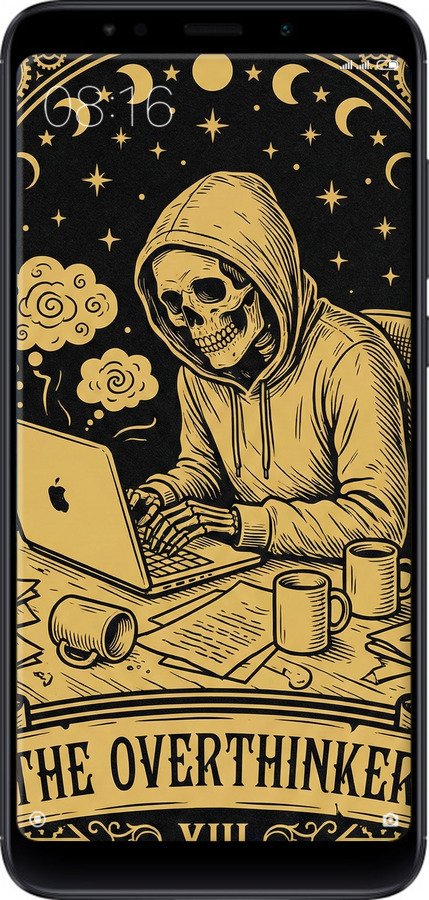 2D пластиковый чехол The Overthinker для Xiaomi Redmi 5 Plus - 6774t-1347 изображение 