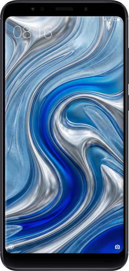 2D пластиковый чехол Liquid Chrome для Xiaomi Redmi 5 Plus - 6781t-1347 изображение 