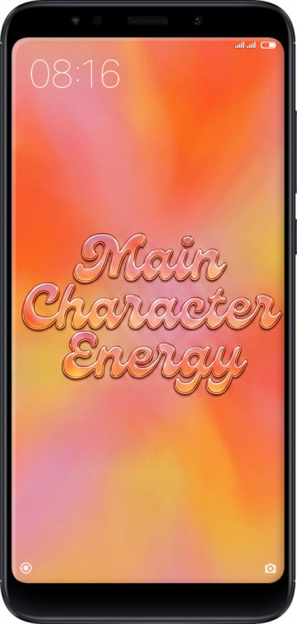 Силиконовый чехол Aura Gradient Main Character Energy Aesthetic Y2K для Xiaomi Redmi 5 Plus - 6783u-1347 изображение 