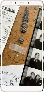 3D пластиковый матовый чехол Aesthetic Scrapbook Collage для Xiaomi Redmi 5 - 6773m-1350 изображение 