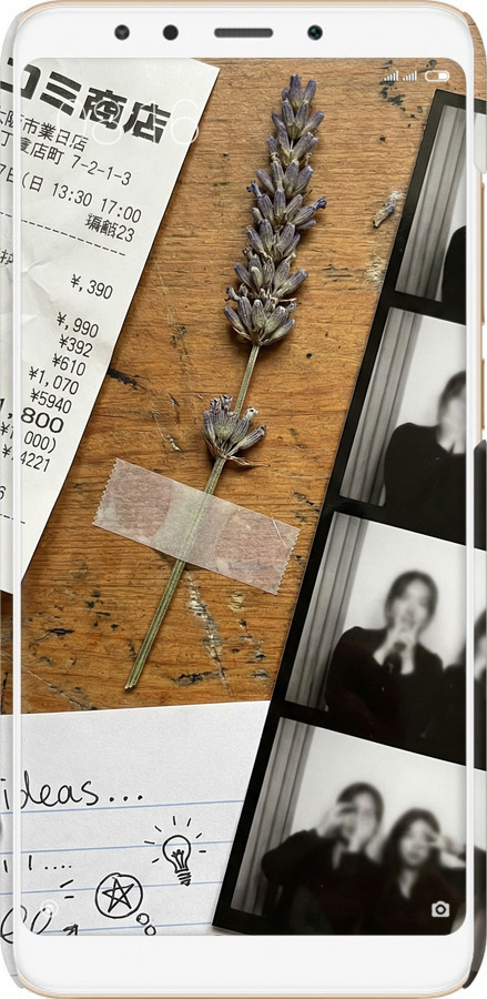 3D пластиковый матовый чехол Aesthetic Scrapbook Collage для Xiaomi Redmi 5 - 6773m-1350 изображение 