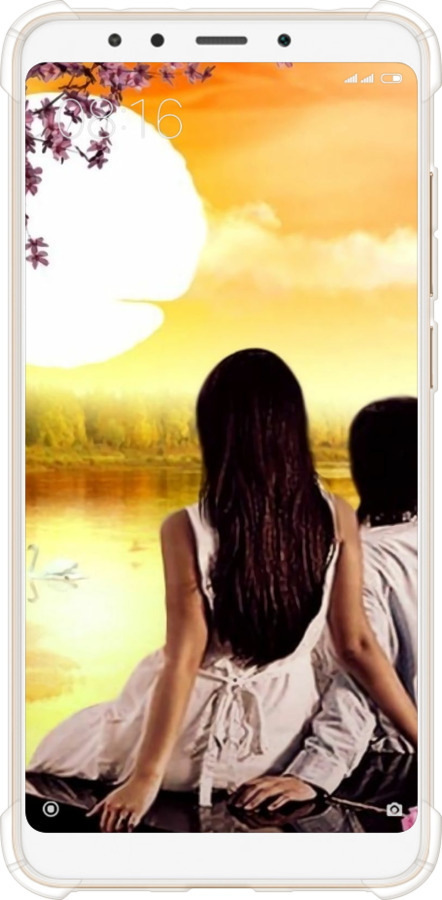 Силикон с усиленными углами чехол Sunset для Xiaomi Redmi 5 - 6607sp-1350 изображение 
