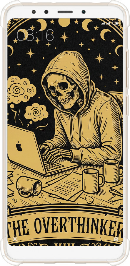 Силіконовий протиударний с посиленими кутами чехол The Overthinker для Xiaomi Redmi 5 - 6774sp-1350 изображение 