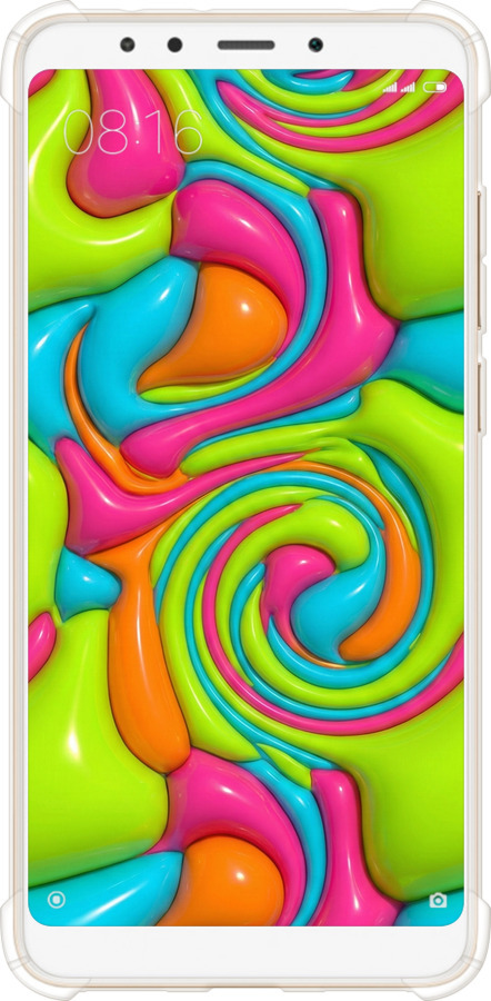 Силіконовий протиударний с посиленими кутами чехол Y2K Jelly Dream для Xiaomi Redmi 5 - 6780sp-1350 изображение 