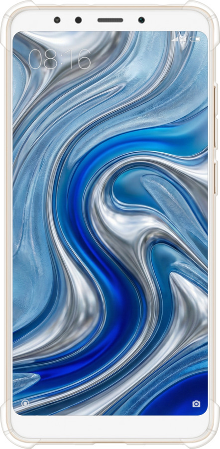 Силіконовий протиударний с посиленими кутами чехол Liquid Chrome для Xiaomi Redmi 5 - 6781sp-1350 изображение 