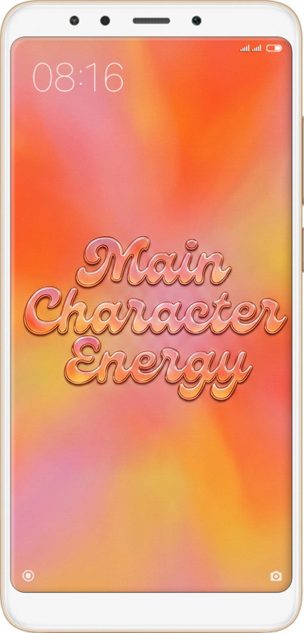 Силиконовый чехол Aura Gradient Main Character Energy Aesthetic Y2K для Xiaomi Redmi 5 - 6783u-1350 изображение 