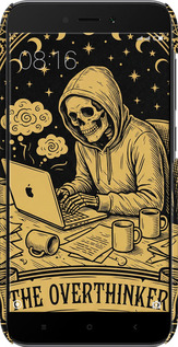 3D пластиковый матовый чехол The Overthinker для Xiaomi Redmi 5A - 6774m-1133 изображение 